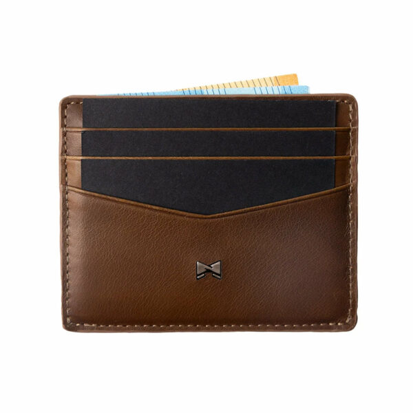 Gentlemen's Slimwallet Fine Kartenetui 10 cm - Dark Brown