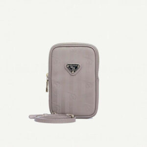 Handytasche  schwarz  Canvas mit Leder