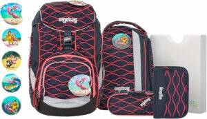 Schulrucksack Pack Lumi Set 6tlg. Wellenreitbär Blau
