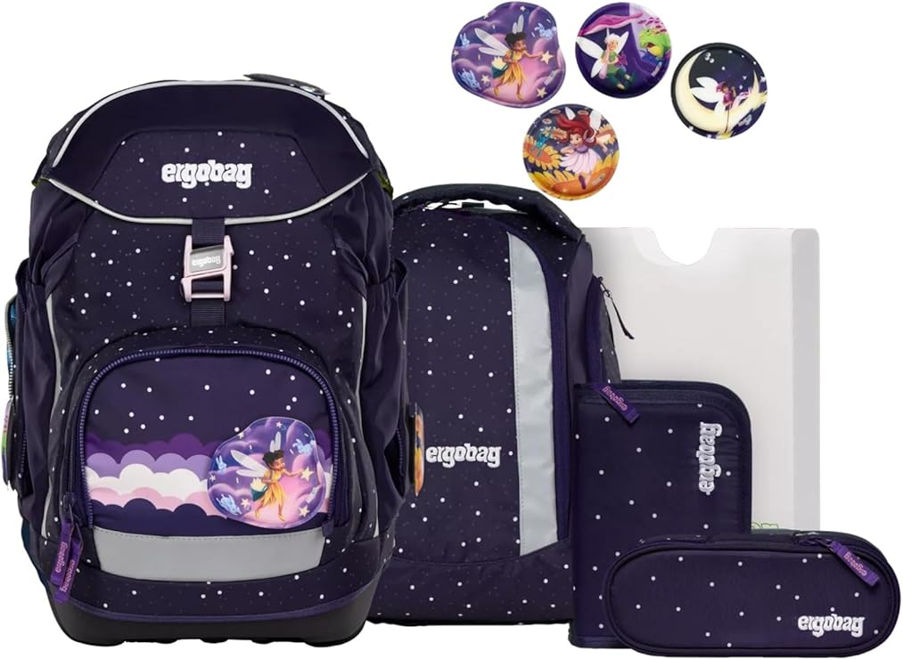 Schulrucksack Pack Set 6tlg. SternguckBär Lila 1 Schulrucksack Pack Set 6tlg. SternguckBär Lila