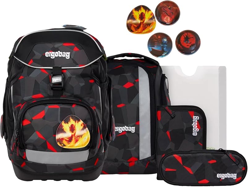 Schulrucksack Pack Set 6tlg. Taekbärdo Grau 1 Schulrucksack Pack Set 6tlg. Taekbärdo Grau