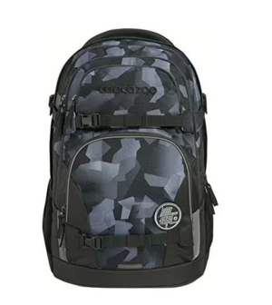 Schulrucksack Porter Grey Rocks Schwarz