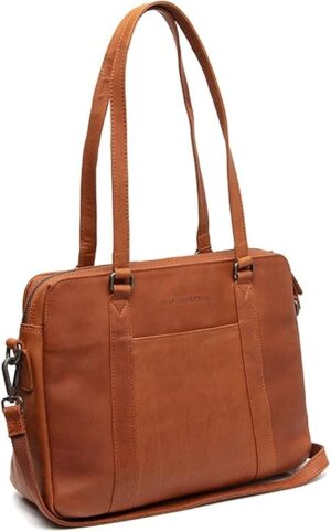 Schultertasche Pretoria Cognac