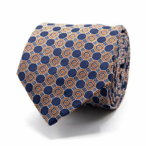 Seiden-Jacquard Krawatte mit Muster Kombi