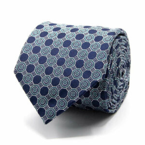 Seiden-Jacquard Krawatte mit Muster Kombi