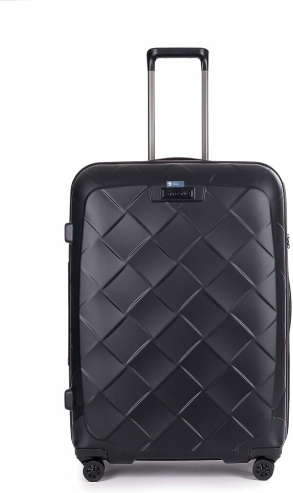 Trolley Leather & More 75 cm Matt Schwarz