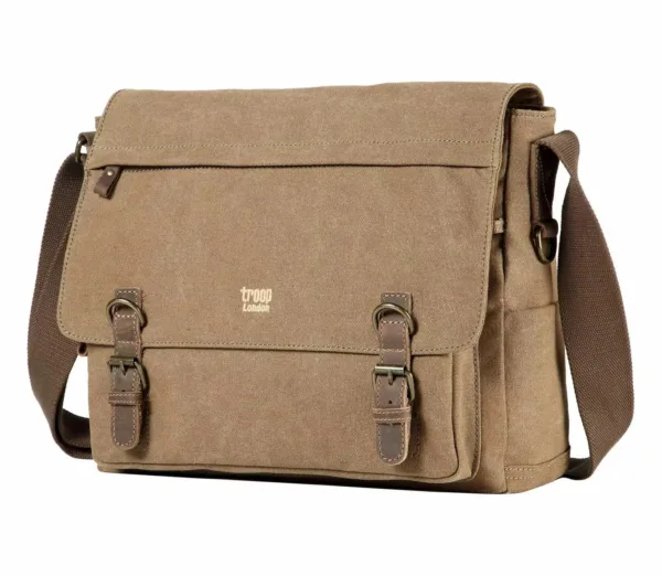 Troop TRP0207 London Classic Canvas Laptop Messenger Bag