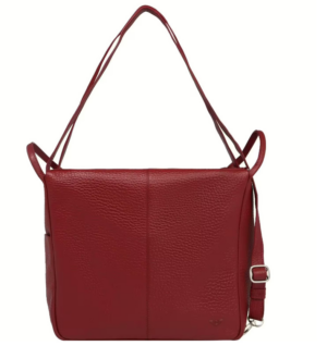 Voi Hirsch Lissy Schultertasche Leder 32 cm mit Rucksackfunktion