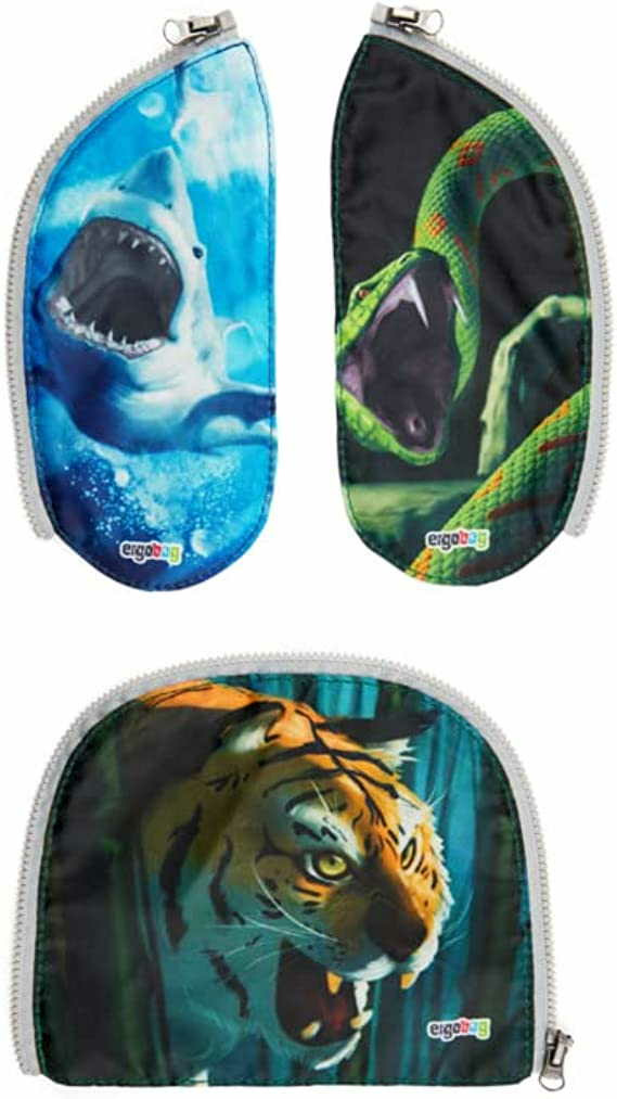 Zippies Set 3tlg. Gefährliche Tiere Grau 1 Zippies Set 3tlg. Gefährliche Tiere Grau