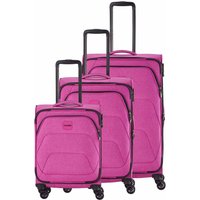 Travelite Adria 3-tlg. 4w Koffer-Set L/M/S Pink