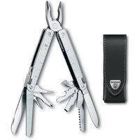 Victorinox SwissTool Taschenwerkzeug inkl. Leder-Gürteletui Silber