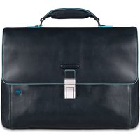 Piquadro Blue Square Erweiterbare Laptoptasche 15" mit Tabletfach Nachtblau