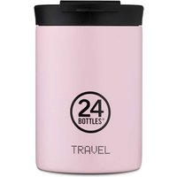 24Bottles® Travel Tumbler Pastel 350ml Candy Pink