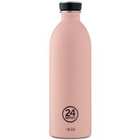 24Bottles® Urban Bottle Earth 1 Liter Dusty Pink Stone
