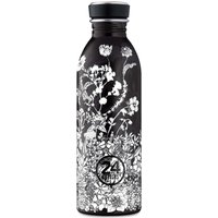 24Bottles® Urban Bottle Floral 500ml Noir