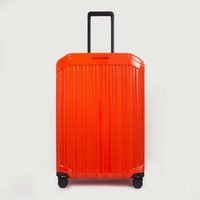 Piquadro PQ-Light 4-Rollen Trolley Koffer 69cm; glänzend Orange