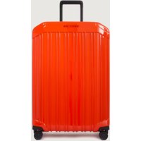 Piquadro PQ-Light 4-Rollen Trolley Koffer 75cm; glänzend Orange