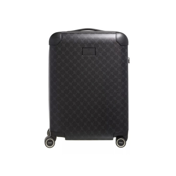 4-Rollen Schalentrolley Cortina Volare Phantom 55 cm Schwarz Polycarbonat