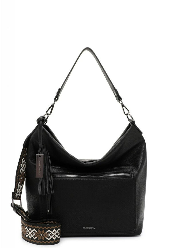 Beuteltasche Darleen mittel 64733 Schwarz