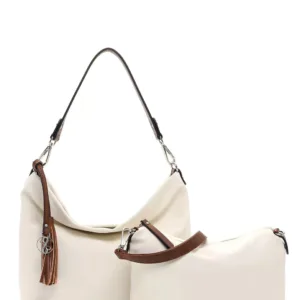 Beuteltasche Elke mittel 62790 Creme