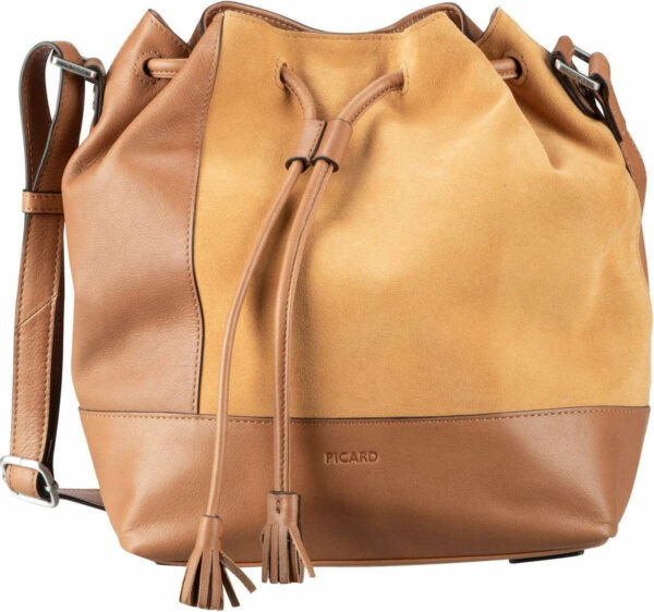 Beuteltasche Safari M Fudge-Kombi Braun