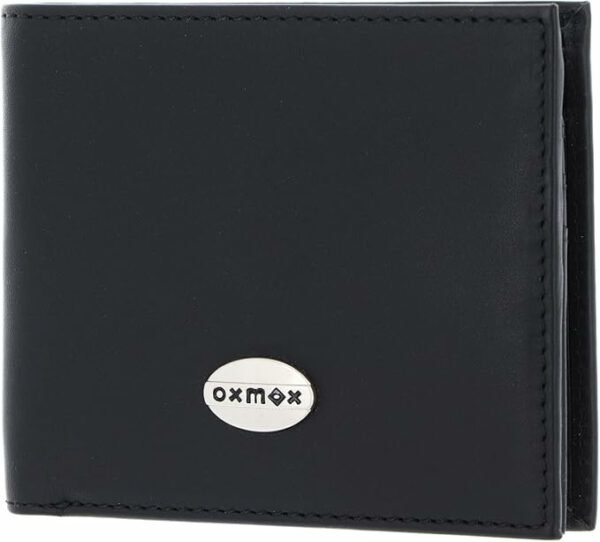 Brieftasche RFID  Pure Metal Round Black Schwarz