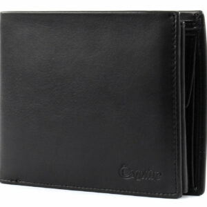 Esquire New Silk Wallet Quer with Flap M Black