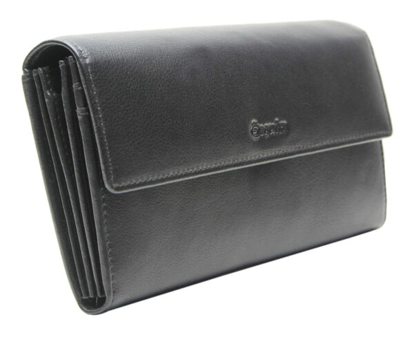 Esquire Viktoria Ladies Long Wallet Black