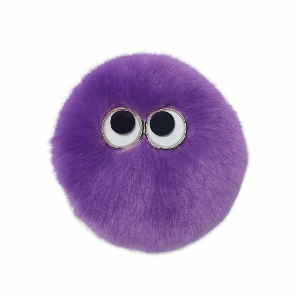 Fleece Klettie Lila Flausch