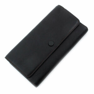 Fossil GELDBÖRSE - Abbot Leather Clutch mit Handyfach - Black