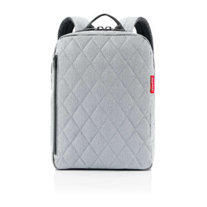 Freizeitrucksack Classic M Rhombus Light Grey Hellgrau