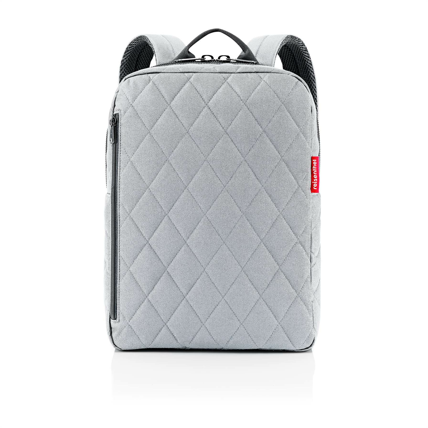 Freizeitrucksack Classic M Rhombus Light Grey Hellgrau