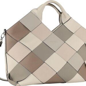 Handtasche Checkers LHZ Offwhite