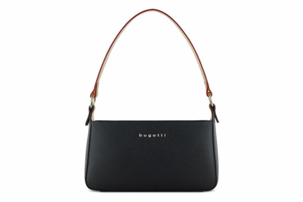 Handtaschen m. RV  schwarz  PU
