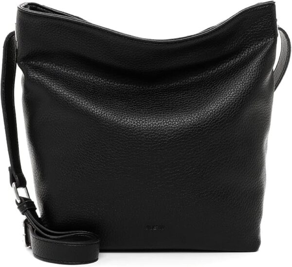 Handtaschen m. RV  schwarz  div. Synth.