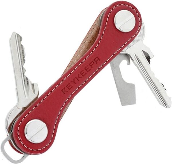 KEYKEEPA® - Leder - Edler Leder Key Organizer für bis zu 12 Schlüssel - inklusiv...