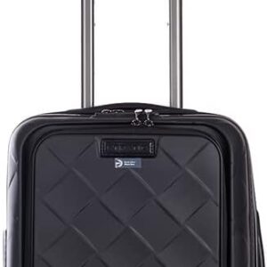 Kabinentrolley Leather&More 55 cm Schwarz