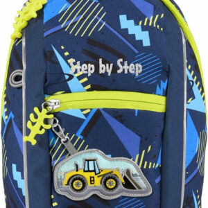 Kindergartenrucksack Mini Bagger Bobby Blau