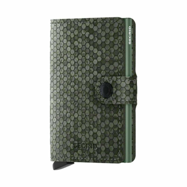 Kreditkartenetui Hexagon Grau