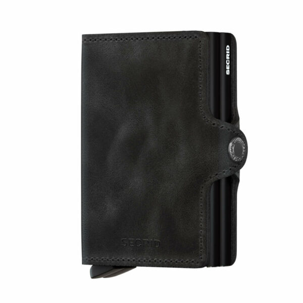 Kreditkartenetui Vintage Schwarz
