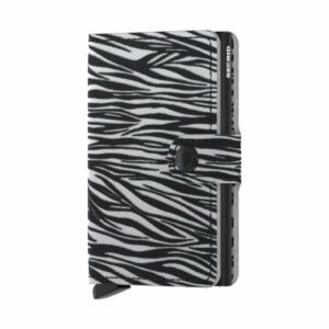 Kreditkartenetui Zebra Hellgrau