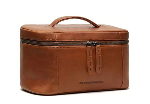 Kulturtasche Limone Cognac