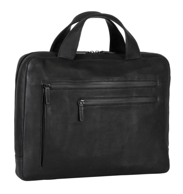 Leonhard Heyden Den Haag Zip Briefcase 38 cm schwarz