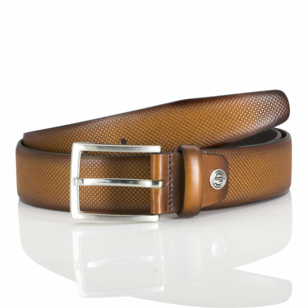 Lindenmann Accessories Männlich Ledergürtel LINDENMANN LM cognac