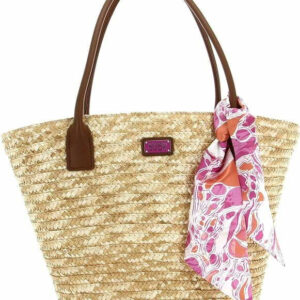 Mandarina Duck Damen Seashell Straw Bag