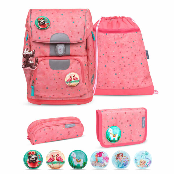 Motion Blue Bird schoolbag set 5 pcs