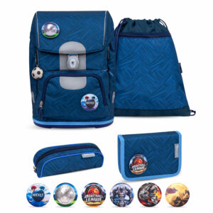 Motion Blue Motion schoolbag set 5 pcs