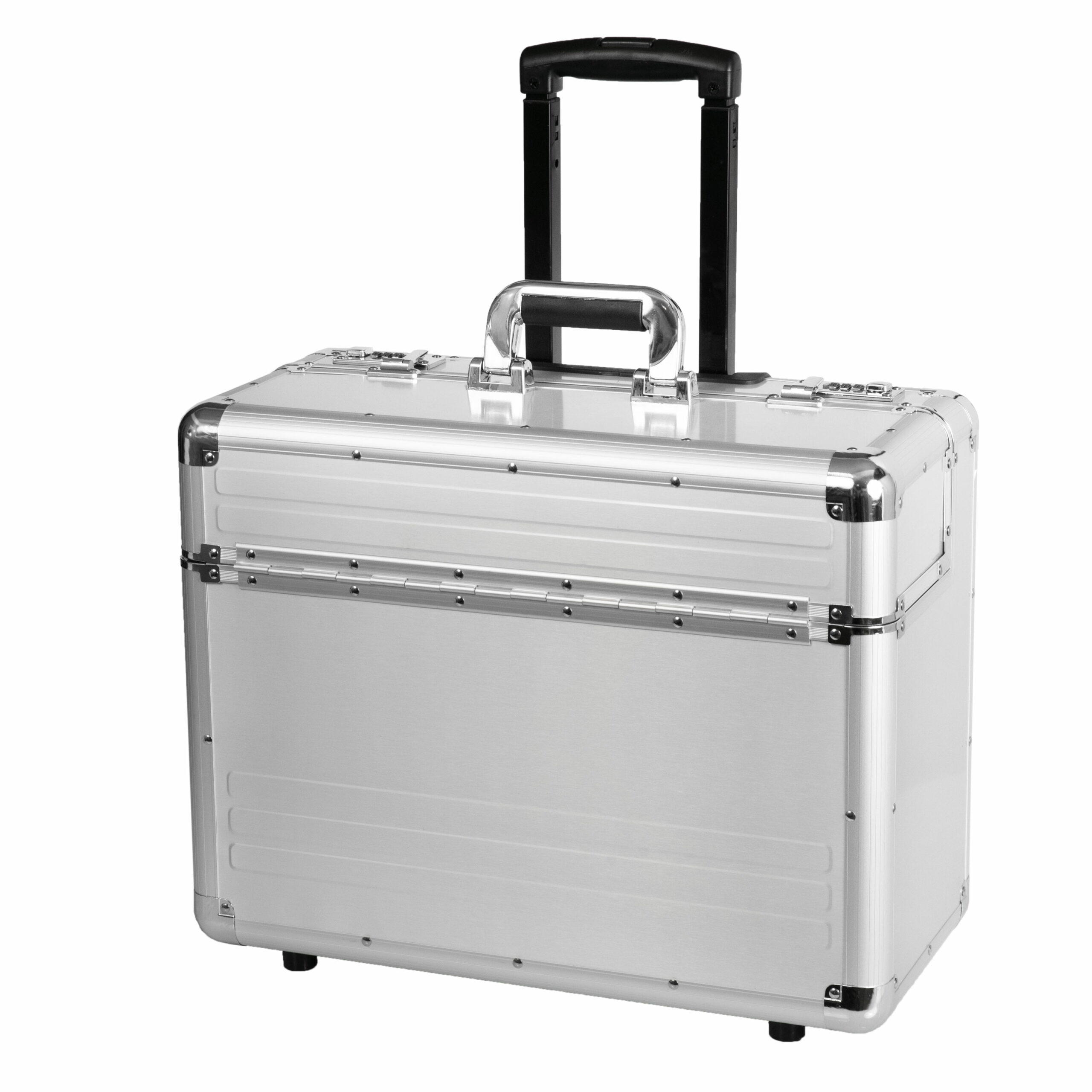 Pilotenkoffer Omega 17 Zoll Silber