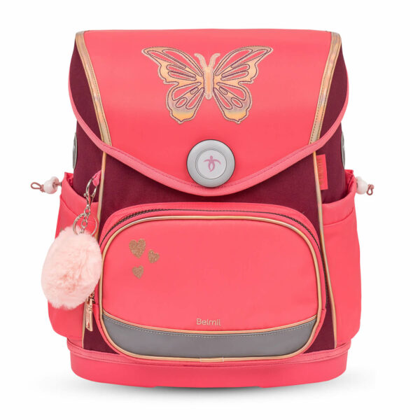 Premium Compact Plus Coral Schoolbag