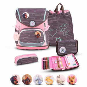 Premium Compact Plus Mint Schoolbag set 5pcs.